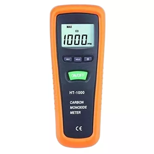HSETIN Carbon Monoxide Meter Non Magnetic with Digital LCD Display and 1 cm Line Level, HT-1000