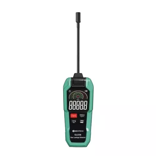 MEXTECH Gas Leak Detector TFT Color Display 0 – 20% LEL, 0 – 9999 ppm Range ±10% F.S. (Methane) Accuracy, GLD36