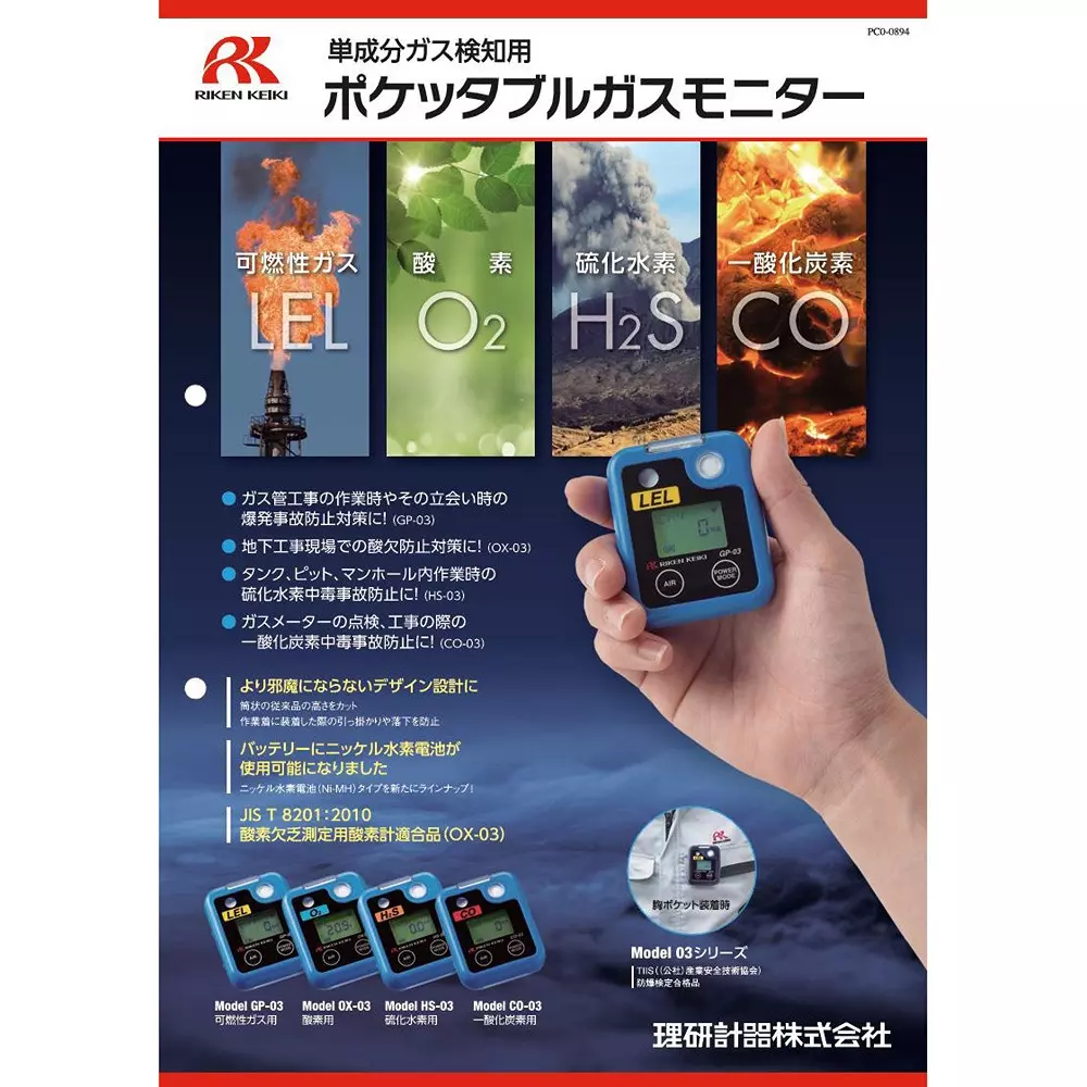riken-keiki-flammable-gas-detector-aaa-alkaline-batteryx2-power-supply-gp-03hc-alkaline-battery