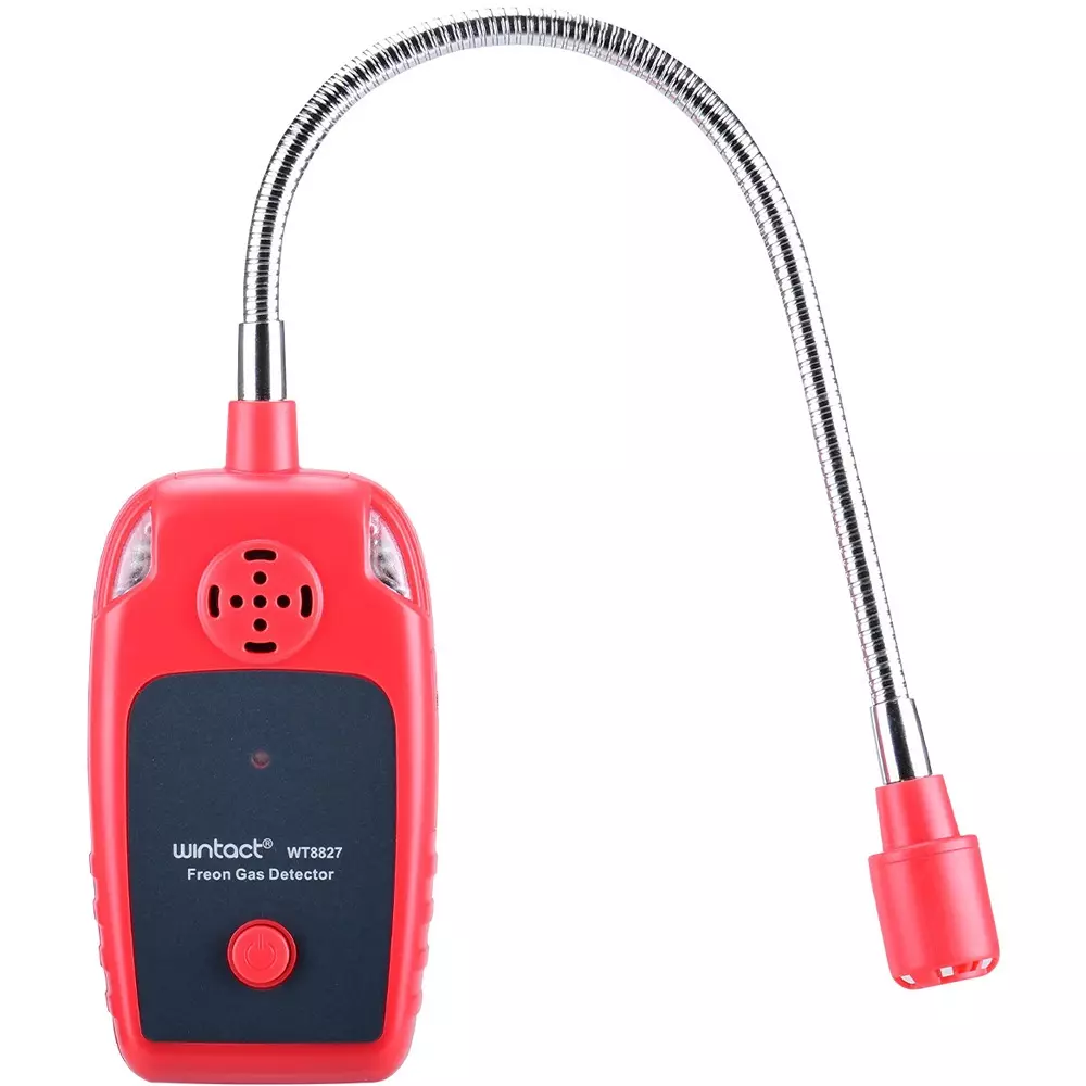 Bitstrong Gas Leak Detector Preheating time (minutes): 1 (25°C, 60%RH), Probe length (cm): 30 Specifications 3 x 1.5 V, BS-WT8827