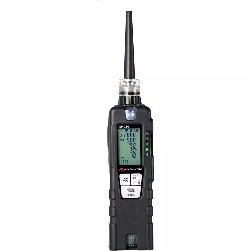 RIKEN KEIKI Flammable Gas Leak Detector 2 xAA alkaline batteries Power Supply, SP-230M 00