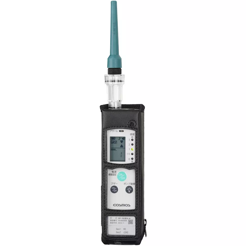Cosmos Gas Detector 2 AA alkaline batteries (LR6 Panasonic) Power Supply, XP-702Ⅲ L-B(LPG) 3