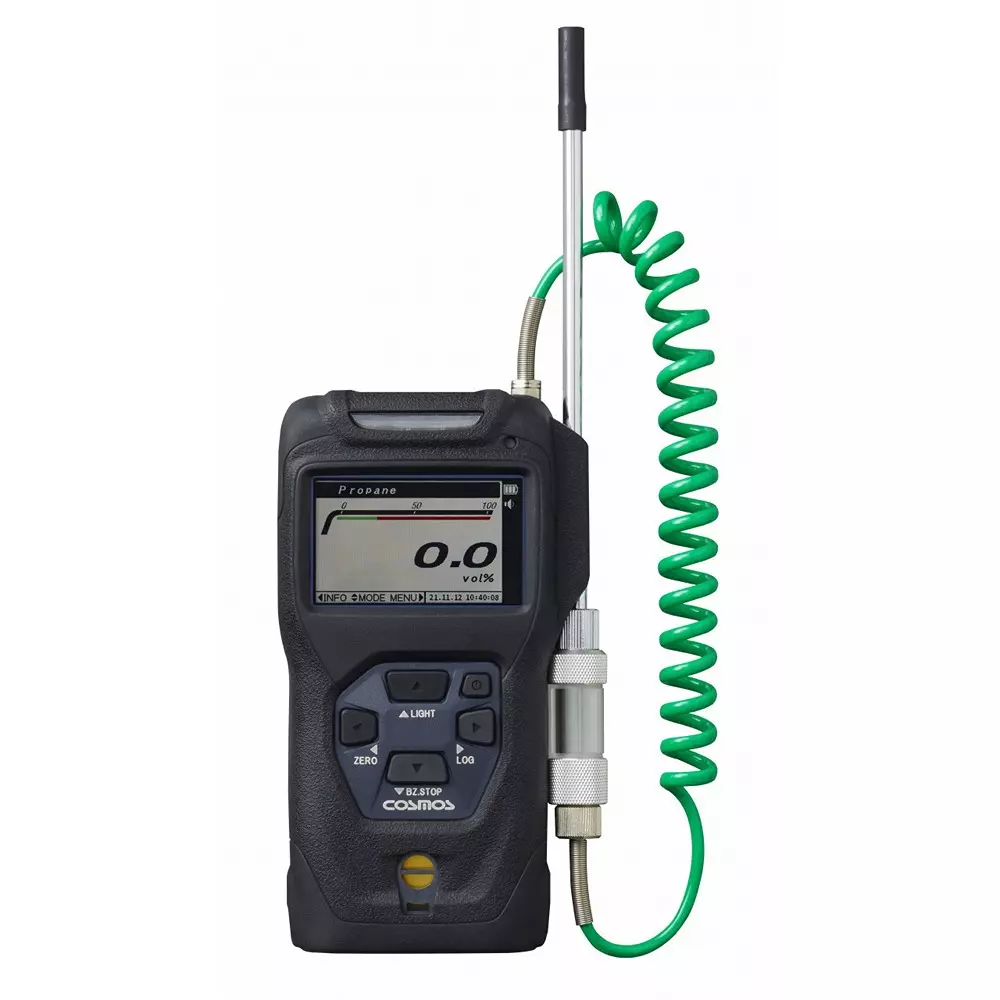 Cosmos Portable Gas Detector 0 to 100vol% Measuring Range, XP-3340Ⅱ-CO2_Dry