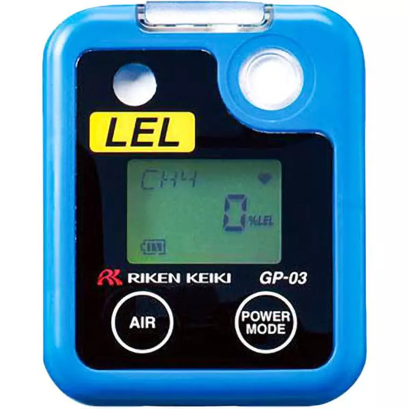 RIKEN KEIKI Flammable Gas Detector AAA alkaline batteryx2 Power Supply Diffusion type Measurement Method, GP-03HC