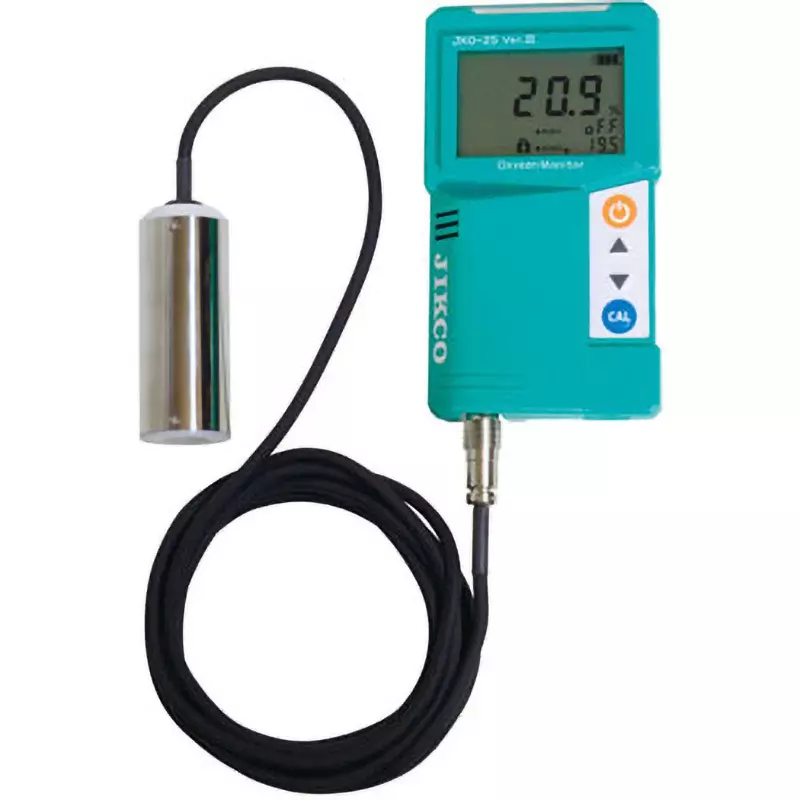 JIKCO Oxygen Concentration Meter 0.0 to 100.0% Measurement Range, JKO-25L3