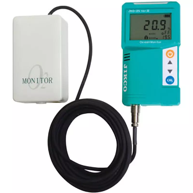 JIKCO Oxygen Concentration Meter 0.0 to 100.0% Measurement Range, JKO-25W3