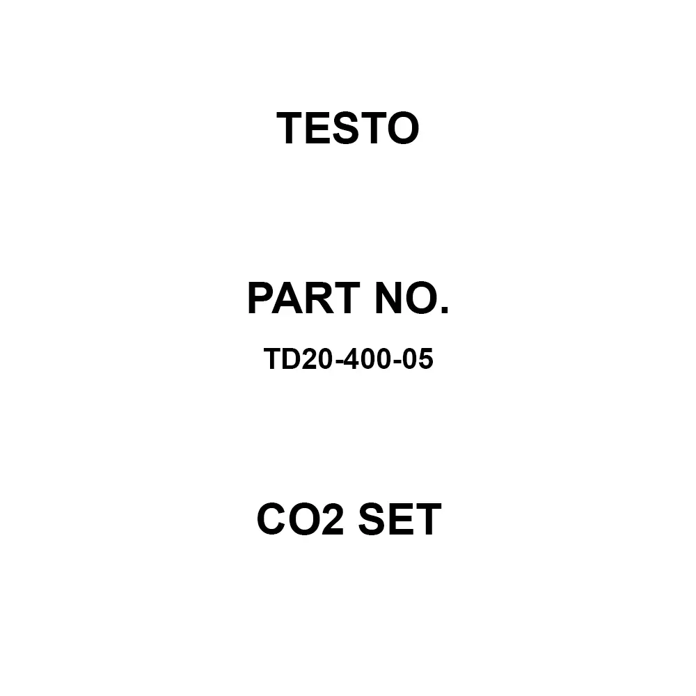 Testo CO2 Set IAQ probe (wireless): temperature, humidity, air pressure, atmospheric CO2 0.1 ℃ Resolution, TD20-400-05