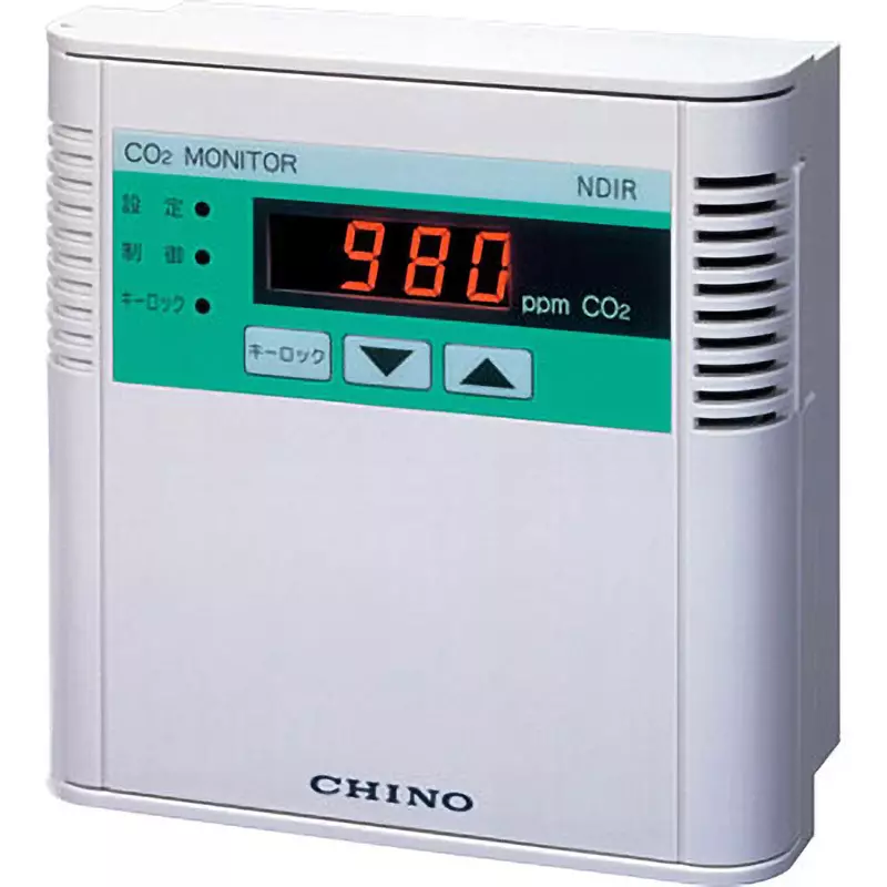 CHINO CO2 Monitor 0 to 5000 PPM Measurement Range, MA5101-00