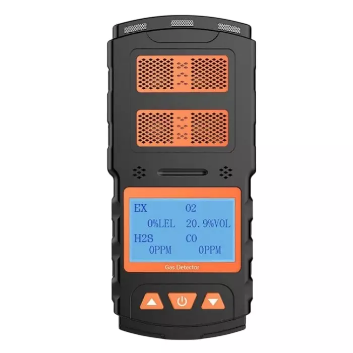 R-Tek Multi Gas Detector 4 in 1 LCD Display CO, H₂S, and O₂ for Industrial Safety Monitoring, RK-111