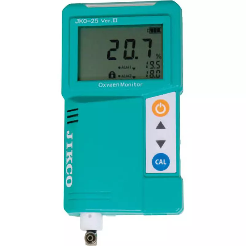 JIKCO Oxygen Analyzer 0.0 to 100.0% Measurement Range, JKO-25ML3