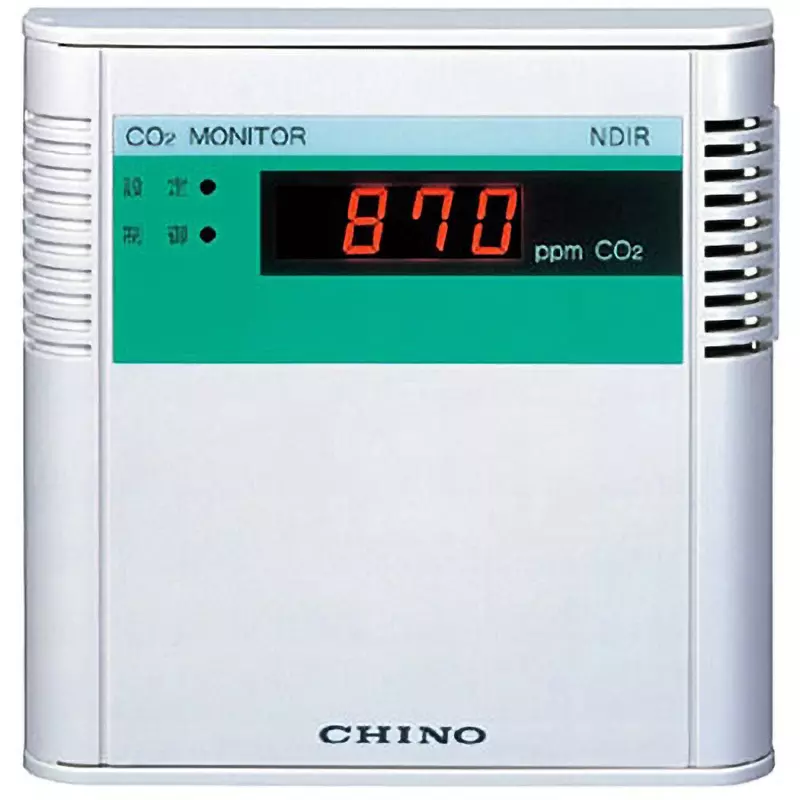 CHINO CO2 Monitor 0 to 5000 PPM Measurement Range, MA1102-00