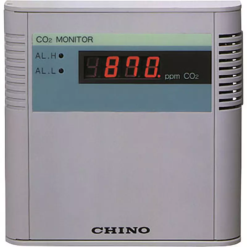 CHINO CO2 Monitor 100 to 5000 PPM Measurement Range, MA1002-10