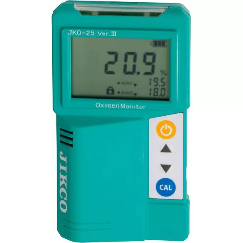 JIKCO Oxygen Concentration Meter 0.0 to 100.0% Measurement Range, JKO-25SD3