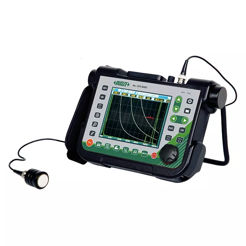 INSIZE Digital Ultrasonic Flaw Detector Basic Type with ≥ 26 dB Dynamic Range and 1-20 MHz Frequency, UFD-B450