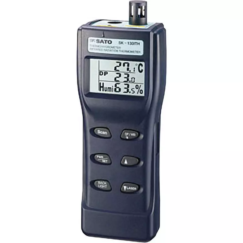 Sato Keiryoki Dewpoint Meter 10 to 95 % RH Measurement Range, SK130ITH(8132-00)