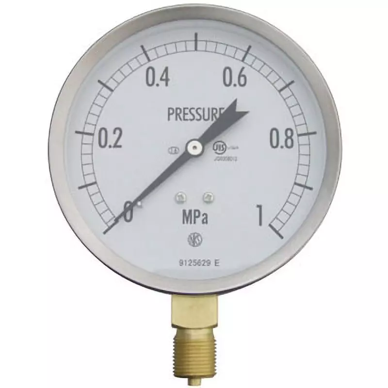 Nagano Keiki Compound Meter General-purpose compound meter Type JIS 1.6 class Accuracy 100 Φmm, GS52-131 -0.1-1MPa