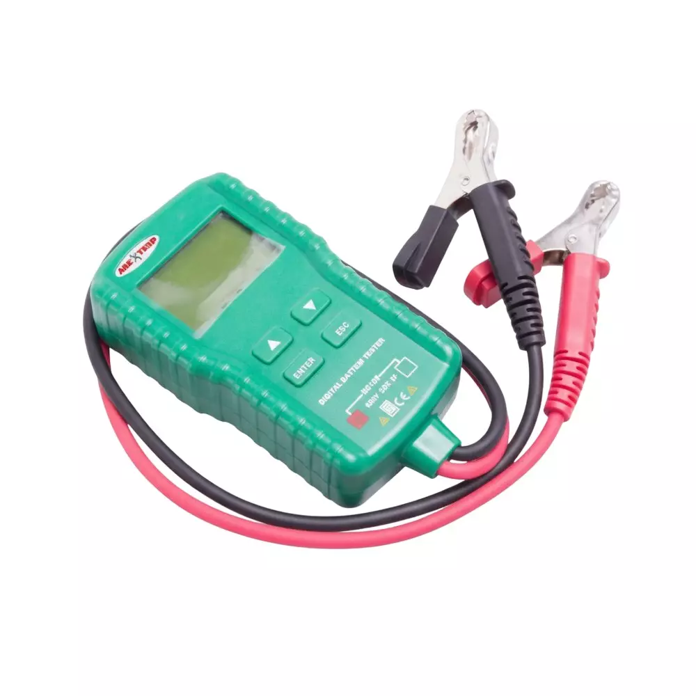 AGE TECH Battery System Tester Green Color Plastic Body with Digital LCD Display, YZ-7030-1
