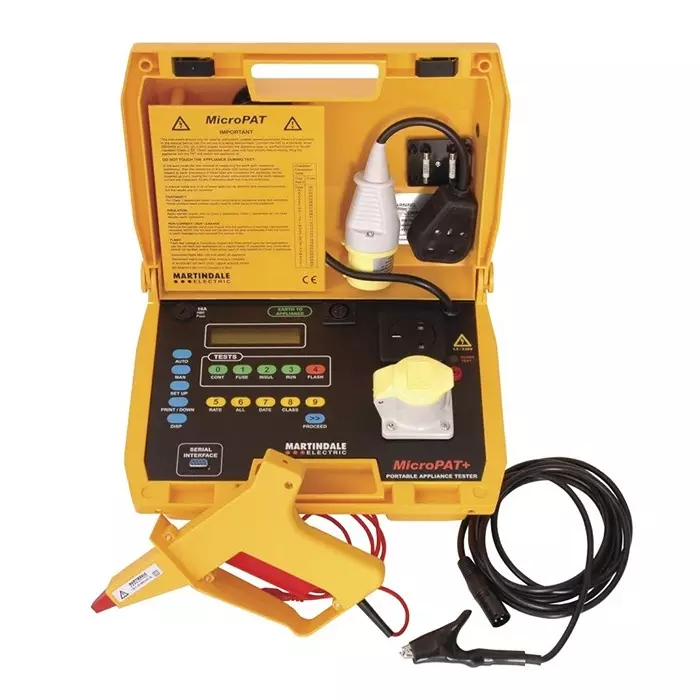 Martindale PAT Tester Class I Class II Test Type With UKAS Calibration, RSMPATPLUS