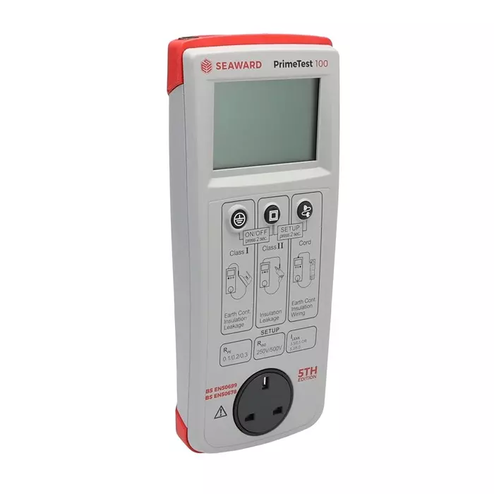 Seaward PrimeTest 100 UK PAT Tester Class I Class II Test Type, 344A911