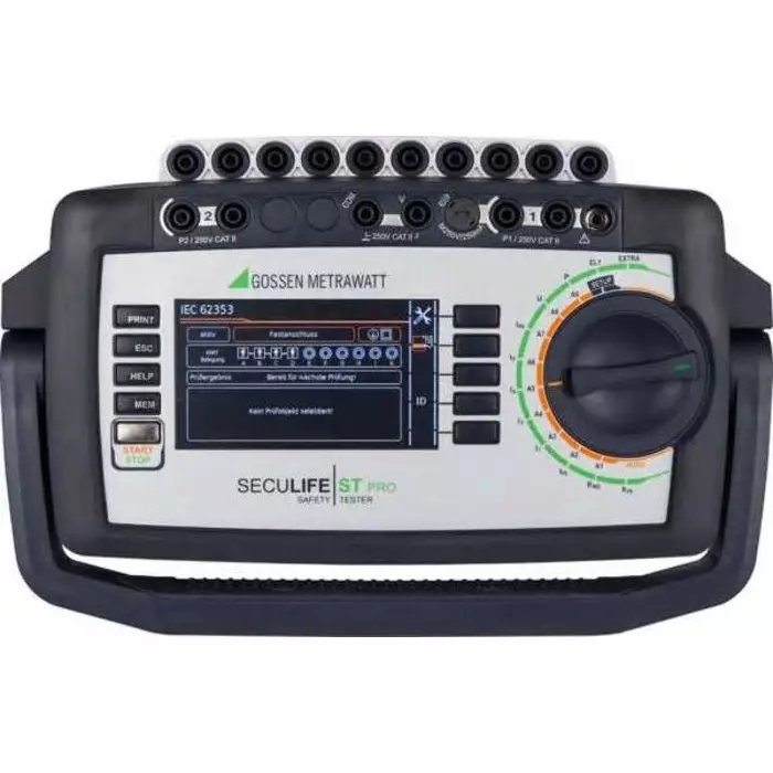 GOSSEN METRAWATT SECULIFE ST PRO PAT Tester Insulation Resistance Lea kAge Current Test Type, M694C
