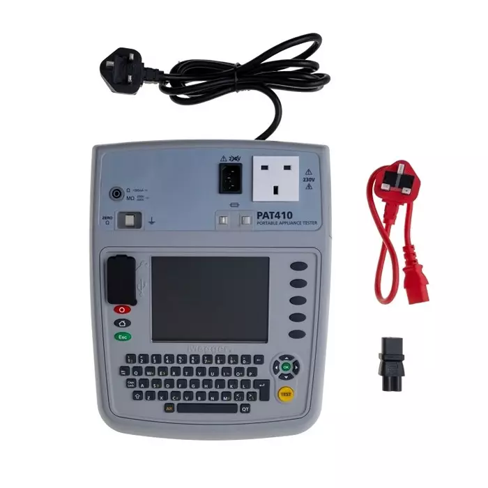 Megger PAT410 PAT Tester, Class I, Class II Test Type, 1000-745