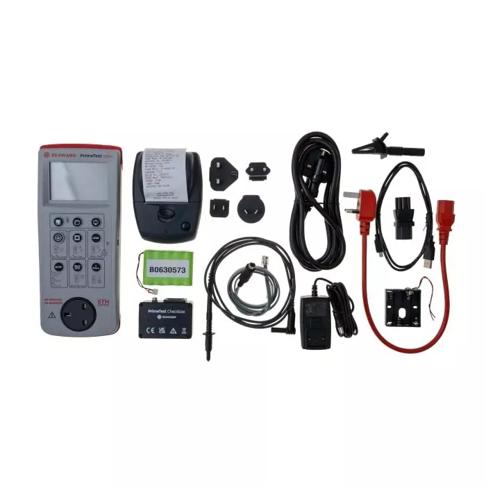 Seaward PrimeTest 250+ Pro Bundle with software UK PAT Testing Kit Class I Test Type, 403A953