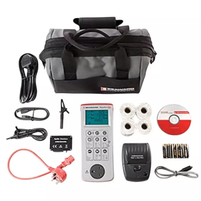 Seaward PrimeTest 250+ Pro Bundle UK PAT Testing Kit Class I Test Type With RS Calibration, 403A952