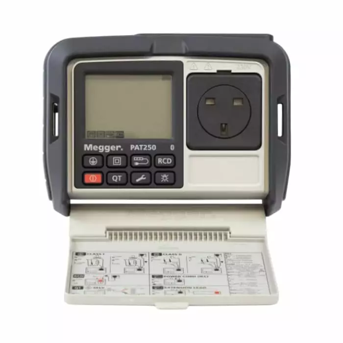 Megger PAT250SRX-EU Portable Appliance Tester PAT With RS Calibration, 1016-051