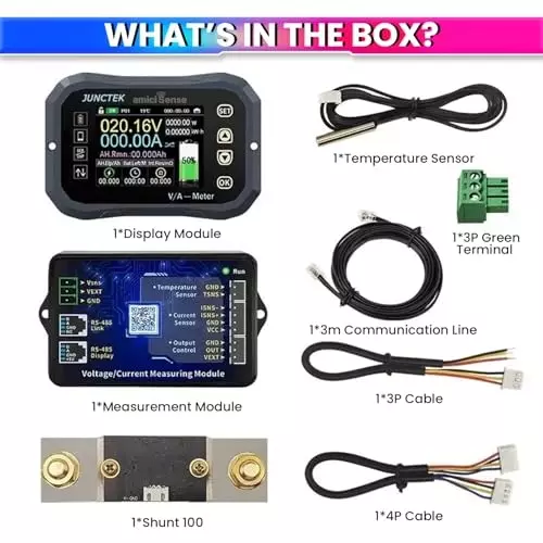 amicisense-smart-battery-coulometer-hd-display-0-to-120-v-100-a-with-bluetooth-app-24-inch-6096-mm-1xbat-coul-advance
