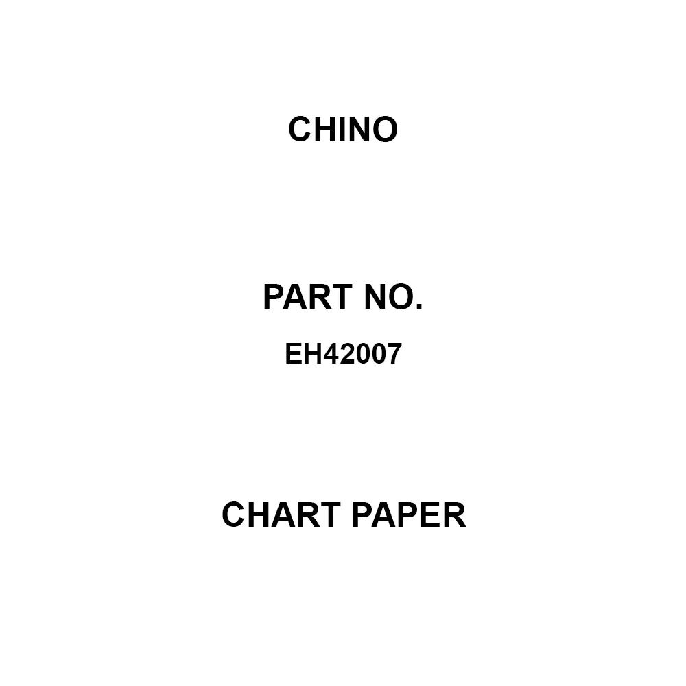 CHINO Chart Paper (Time) 25 Scale (mm) 180 mm Effective Width, EH42007
