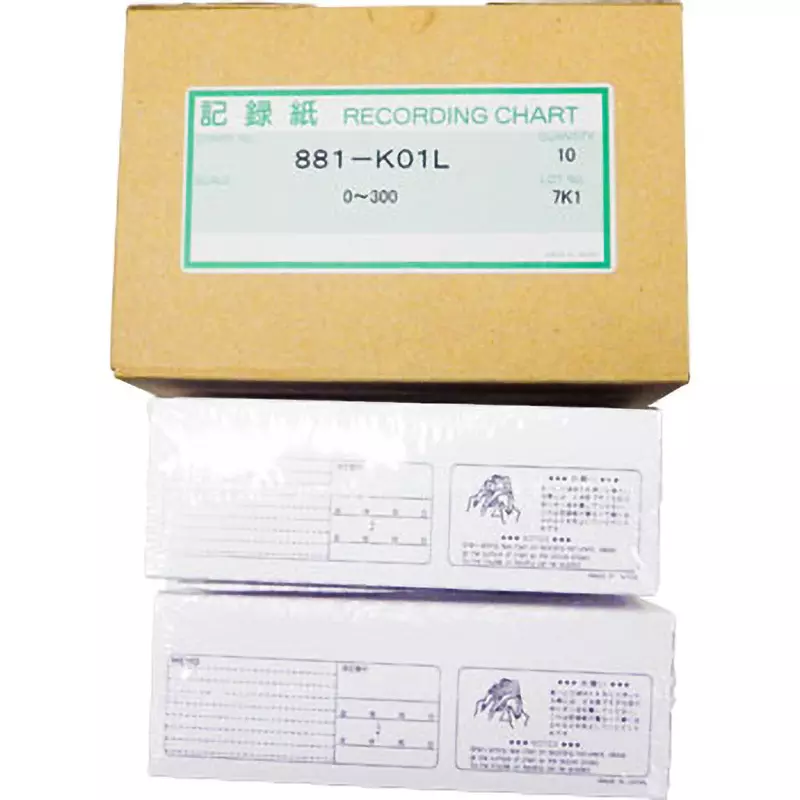 SEKONIC Chart Paper SA101 P Compatible Models for thermocouple K 0-300, 881-K01L (Pack of 10)