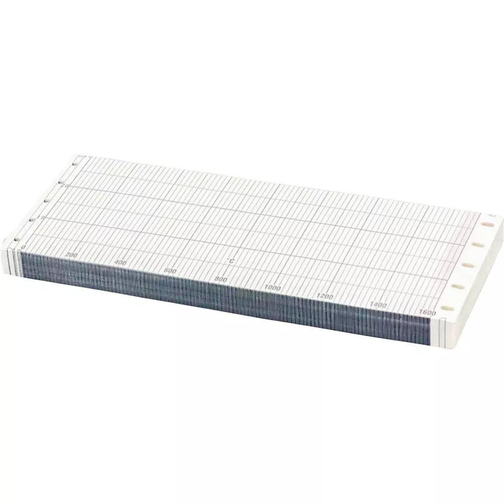 CHINO Chart Paper 20 Minimum Scale Scale number: 0 to 1600℃ Scale Type (Time) 25 Scale (mm), EH-05034