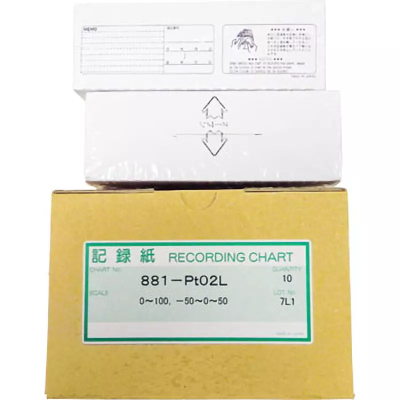 SEKONIC Chart Paper SA101 P Compatible Models for temperature measurement Pt 0-100 / -50-50, 881-Pt02L (Pack of 10)