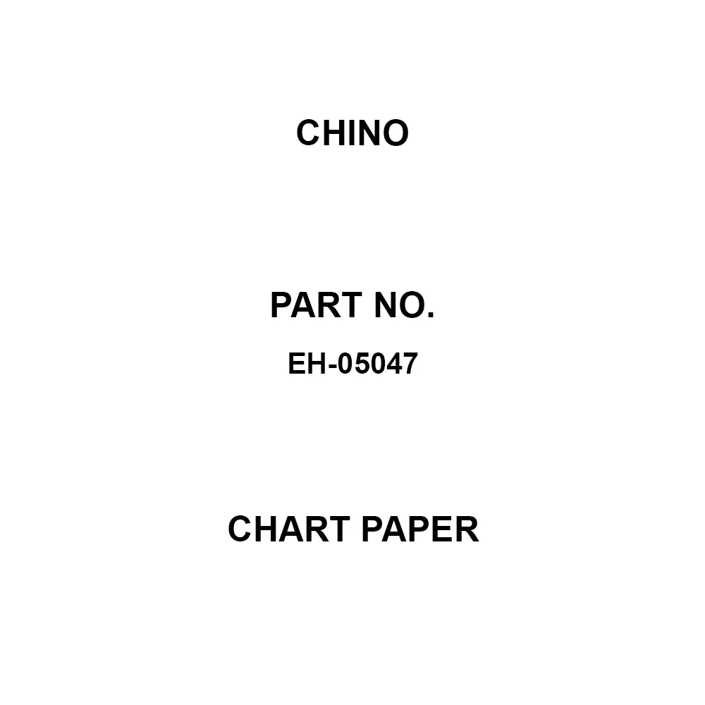 CHINO Chart Paper (Time) 25 Scale (mm) 180 mm Effective Width, EH-05047