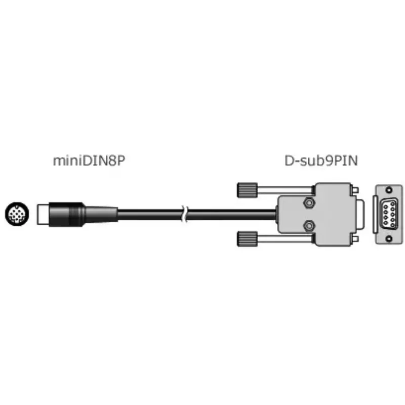 Ono Sokki Rs-232C Cable DG Series Gauge Counter Connector PC Access Control, AX-5022B