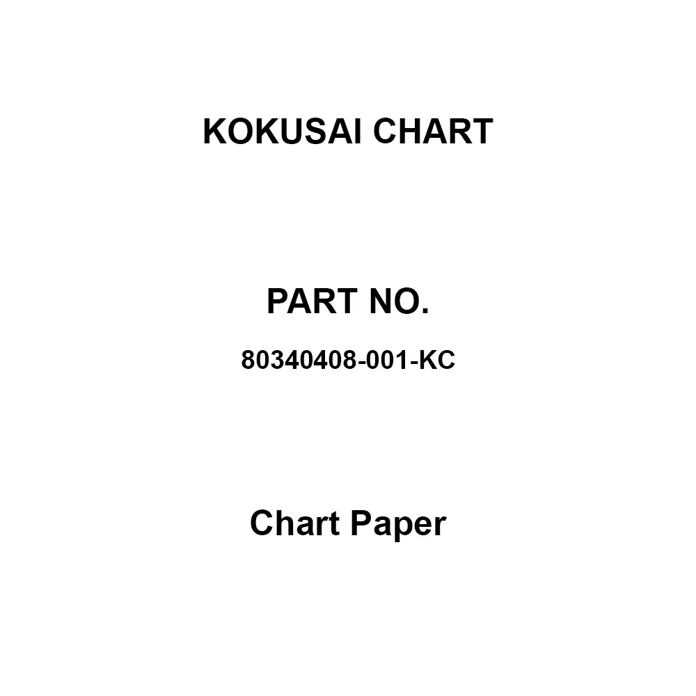 KOKUSAI CHART Chart Paper, 80340408-001-KC (Pack of 10)