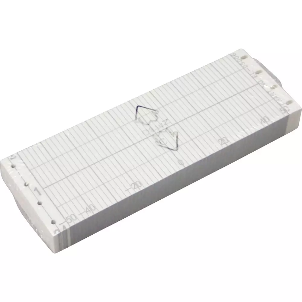 CHINO Recording Paper 2 Minimum Scale Scale numbers: -50 to 50°C Scale Type (Time) 20 Scale (mm), EL05006