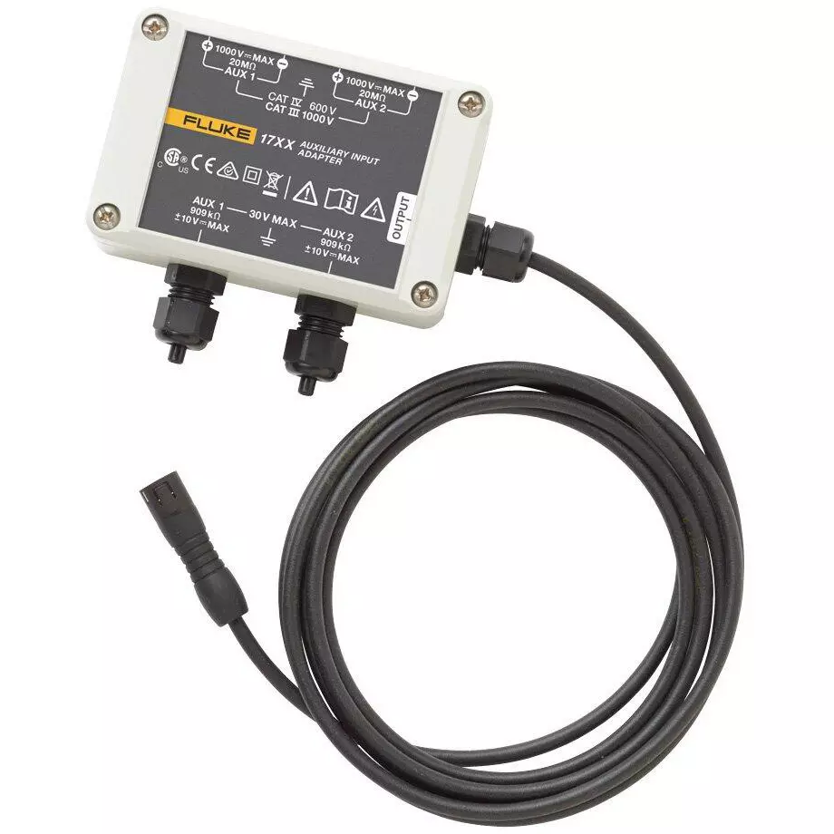 Fluke Power Logger Adapter Power logger adapter, FLUKE-17XX AUX