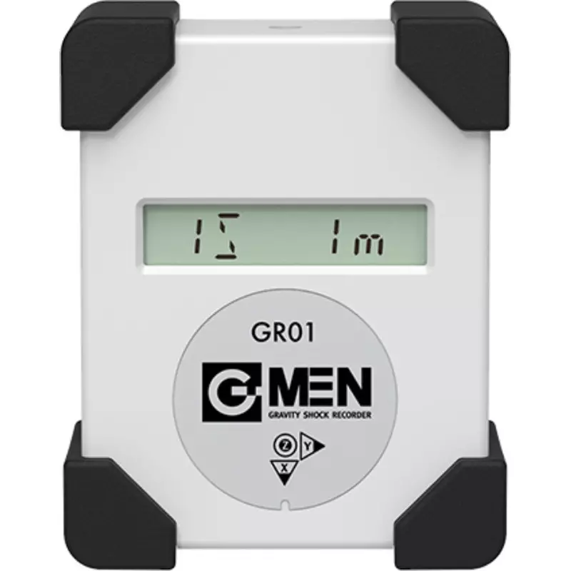 SRIC Acceleration Data Recorder 0 to 50 (accuracy ±3) Temperature Range, G-MEN GR01(1G)+EPS-UT1+magnet