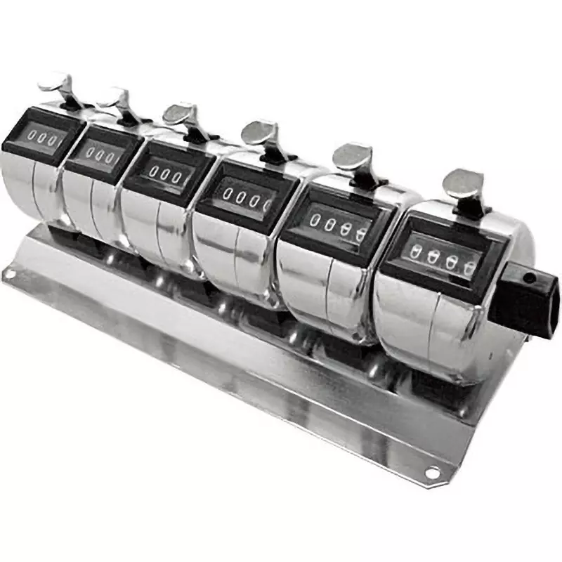 LINE SEIKI Continuous Counter 4 Number of Digit 6 stations No. of Port, H-102M-6