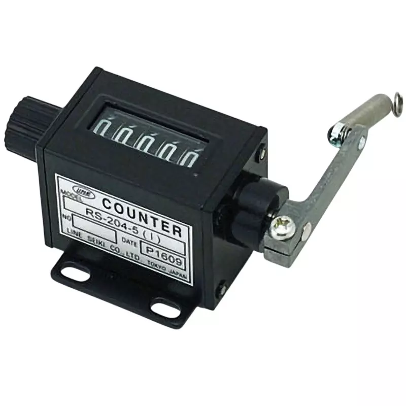 LINE SEIKI Total Counter 5 Number of Digit Right rotation Direction of Rotation Reset kNob Reset, RS-204-5(Ⅰ)