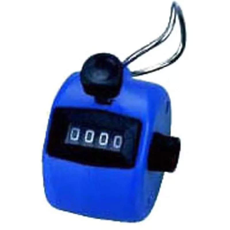 SANSYO Hand Counter 4 digits Display, H-102 type blue
