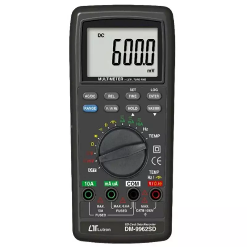 A-Gas Japan Data Logger 600 m/6/60/600/1000 V Ac Voltage Measurement Range, DM-9962SD