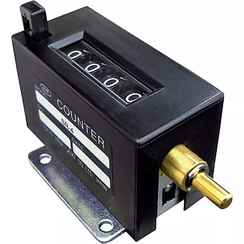 LINE SEIKI Total Counter Right axis / Right rotation Direction of Rotation Push button reset Reset, SR-4 (Pack of 10)