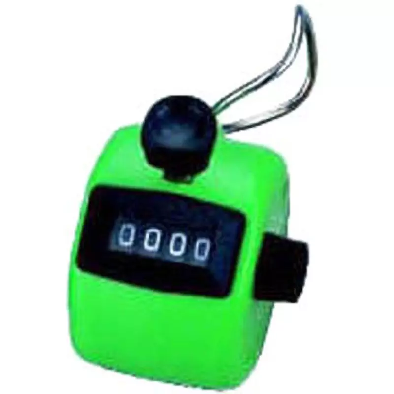 SANSYO Hand Counter 4 digits Display, H-102 green