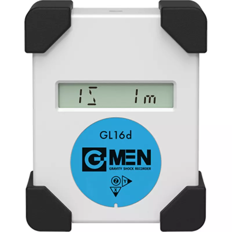 SRIC Accelerometer Data Recorder 0 to 50 (accuracy ±3) Temperature Range, G-MEN GL16d(16G)+case-switch