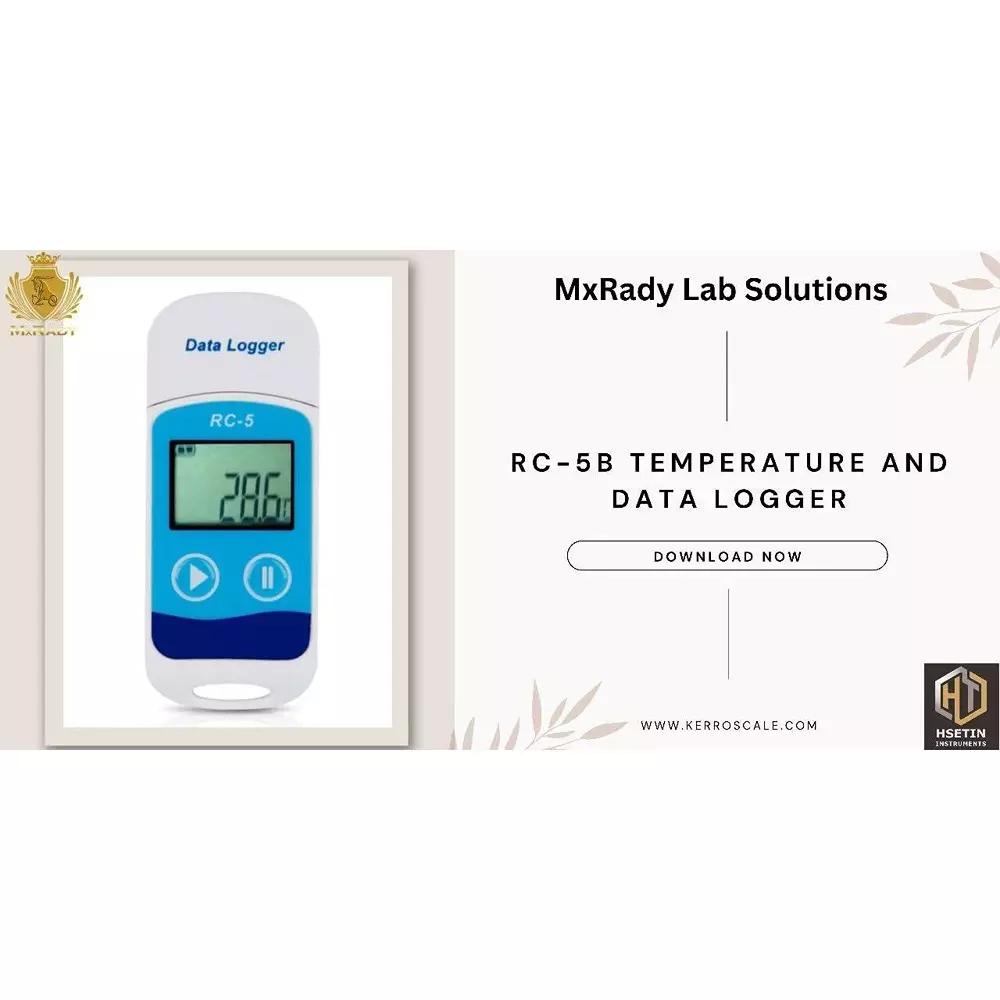 HSETIN USB Temperature Data Logger Temperature & Humidity Sensor with LCD Display and 3 W Power, RC-5