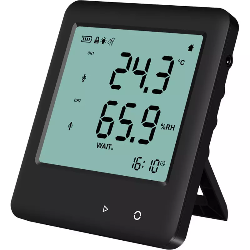 Bitstrong Temperature And Humidity Logger Includes: 8 cm CD, 1 USB cable, 2 wall mounting screws, 3 x 1.5 V AAA, BS-LOG-YDP-20