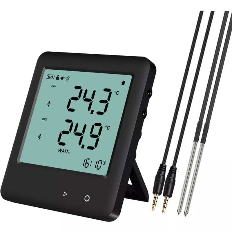Bitstrong Temperature Logger Includes: 8 cm CD, 2 temperature probes, 1 USB cable, 2 wall mounting screws, 3 x, BS-LOG-YDP-700E