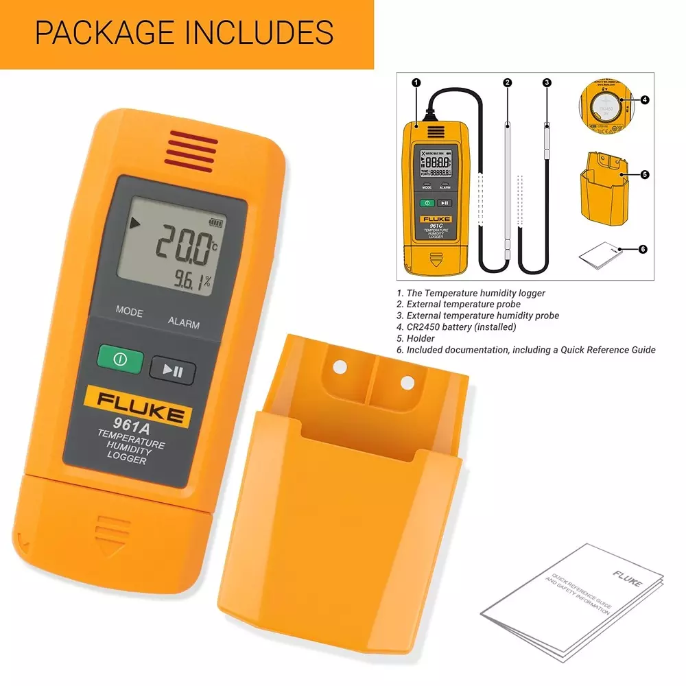 fluke-temperature-humidity-logger-300-c-to-700-c-temperature-measurement-range-and-internal-sensor-961a